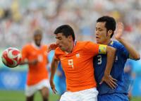 FUSSBALL  Olympia 2008   Vorrunde  Maenner   Niederlande - Japan
