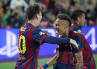 Fussball CHL 14/15 Halbfinale: FC Barcelona - FC Bayern Muenchen