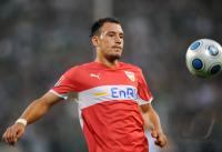 FUSSBALL, 1. BUNDESLIGA, STUTTGART, GEBHARDT EINZELAKTION