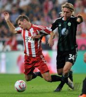 Fussball 1. Bundesliga Saison 2010/2011, FC Bayern Muenchen - VfL Wolfsburg