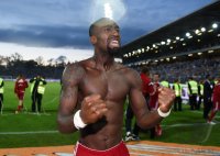 Fussball, 1. Bundesliga  Saison 2014/2015 Relegation: JUBEL Hamburger SV