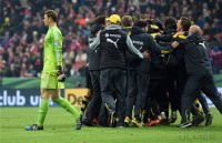 Fussball DFB Pokal Halbfinale 14/15: FC Bayern Muenchen - Borussia Dortmund