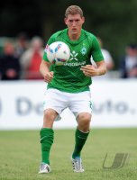 Fussball 1. Bundesliga, Testspiel: Werder Bremen, SCHINDLER am Ball