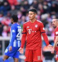 Fussball 1. Bundesliga Saison 18/19: FC Bayern Muenchen - Hertha BSC Berlin