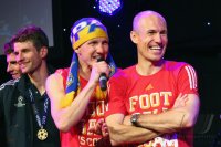 Fussball Champions League Finale 2013: Bankett des FC Bayern Muenchen nach dem Gewinn des Champions League Finales 2013