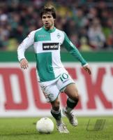 Fussball 1. Bundesliga: Werder, DIEGO Einzelaktion