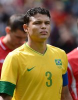 FUSSBALL Olympia 2012 Maenner: THIAGO SILVA (Brasil)