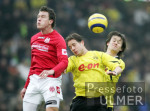 Fussball 1. Bundesliga: Dortmund - Mainz, Zweikampf