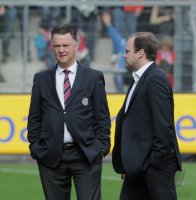 Fussball 1. Bundesliga  Saison 2010/2011:  SC Freiburg - FC Bayern Muenchen