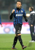 FUSSBALL SERIE A:  Jubel Giampaolo Pazzini (Inter Mailand)