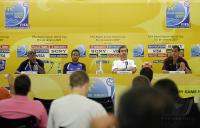 Pressconference for the upcoming Beach Soccer World Cup