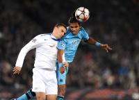 FUSSBALL  International CHL 09/10   FC Zuerich - Olympique Marseille
