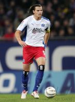 Fussball 1. Bundesliga: HSV, VAN BUYTEN Einzelaktion am Ball