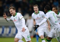 Fussball  1. Bundesliga  13/14: JUBEL Philipp Bargfrede (SV Werder Bremen)