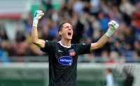 FUSSBALL, DFB Pokal 1. Hauptrunde:  Torwart Frank Lehmann (1 FC Heidenheim 1846)