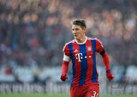 Fussball 1. Bundesliga Saison 14/15: Bastian Schweinsteiger (FC Bayern Muenchen)