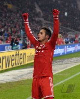 Fussball  1. Bundesliga  13/14: JUBEL Thiago Alcantara (FC Bayern Muenchen)
