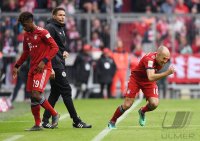 Fussball 1. Bundesliga Saison 18/19: FC Bayern Muenchen - Hannover 96