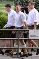 Fussball 1. Bundesliga 2013/2014:  FC Bayern Muenchen in Lederhosen