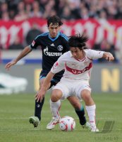 Fussball 1. Bundesliga  Saison 2010/2011:  VfB Stuttgart - FC Schalke 04