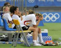 FUSSBALL  Olympia 2008  Peking  Halbfinale Brasilien - Deutschland