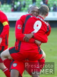 Fussball 2. Bundesliga: Reutlingen - Oberhausen, jubel