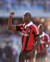 FUSSBALL SERIE A 2012/2013: JUBEL Mario Balotelli (AC Mailand)