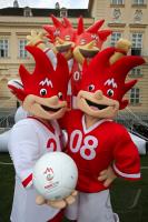 FUSSBALL EM 2008, Maskottchen Trix und Flix