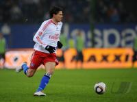 FUSSBALL, 1. BUNDESLIGA, 20. Spieltag: Hamburger SV, BERG Einzelaktion