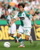Fussball 1. Bundesliga: Werder, DIEGO Einzelaktion