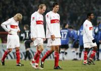 Fussball 1. Bundesliga: Arminia Bielefeld - VfB Stuttgart, VfB enttaeuscht