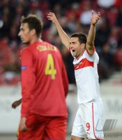 Fussball: Europa League Saison 2012/2013: JUBEL Vedad Ibisevic (VfB Stuttgart)