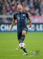 Fussball Champions League 13/14: Arjen Robben (FC Bayern Muenchen)
