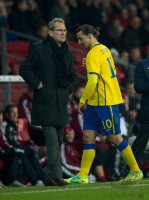 FUSSBALL INTERNATIONALES TESTSPIEL: Daenemark - Schweden