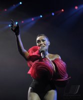 FUSSBALL INTERNATIONAL:   61. FIFA  Kongress in Zuerich 2011 Saengerin Grace Jones