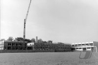 Baustelle der Sportanlage des FC Bayern Muenchen am 10.10.1970 an der Saebenerstrasse