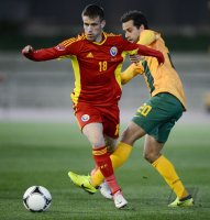 FUSSBALL INTERNATIONAL: Rumaenien - Australien