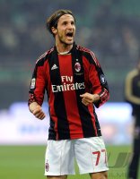 FUSSBALL SERIE A: JUBEL Luca Antonini (AC Mailand)