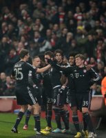 FUSSBALL INTERNATIONAL CHL ACHTELFINALE 12/13: JUBEL FC Bayern Muenchen