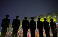 FUSSBALL  Olympia 2008  EROEFFNUNGSFEIER Polizei