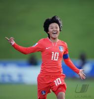 Fussball Frauen FIFA U 17  WM  2008   England - Korea