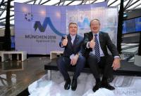 Muenchen : Olympia Bewerbung 2018 Logo Vorstellung