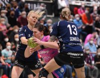Handball 1. Bundesliga Frauen 21/22:TUSSIES Metzingen - SG BBM Bietigheim