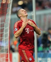 Fussball CHL  Saison 2011/2012:  Bastian Schweinsteiger (FC Bayern Muenchen)