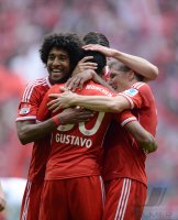 Fussball 1. Bundesliga  Saison  2012/2013:  JUBEL FC Bayern Muenchen