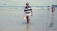 Fussball  WM 1982:  Rummenigge am Strand von Gijon