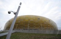 Fussball International EM 2012 : Uebersicht der PGE Arena , EM Stadion von Danzig