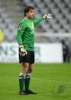 Fussball 2. Bundesliga:  Torwart Martin Maennel (FC Erzgebirge Aue)