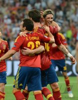 Fussball International Europameisterschaft 2012: Spanien - Frankreich