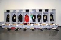 Fussball Nationalmannschaft: Deutschland Kabine in der Allianz Arena